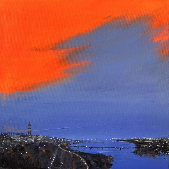 Картина Мелодія вечірнього Києва, художник Кузьменко Ігор Картина Мелодія вечірнього Києва, художник Кузьменко Ігор