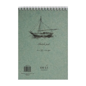 Альбом для эскизов на спирали AUTHENTIC 90г/м2 70л белый цвет SM-LT Art