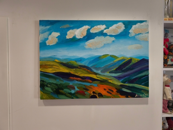 Картина Под облаками, художник Литвин Нина