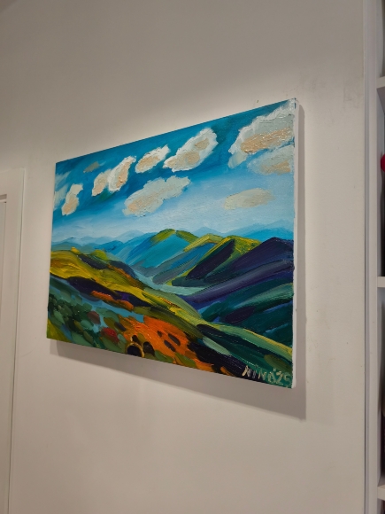 Картина Под облаками, художник Литвин Нина