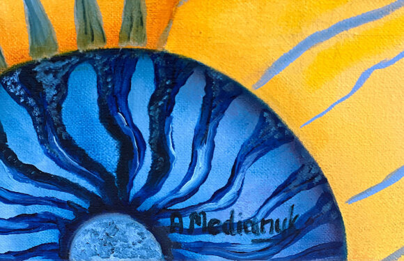 Painting Summer time, artist Medyanik Anna Painting Summer time, artist Medyanik Anna