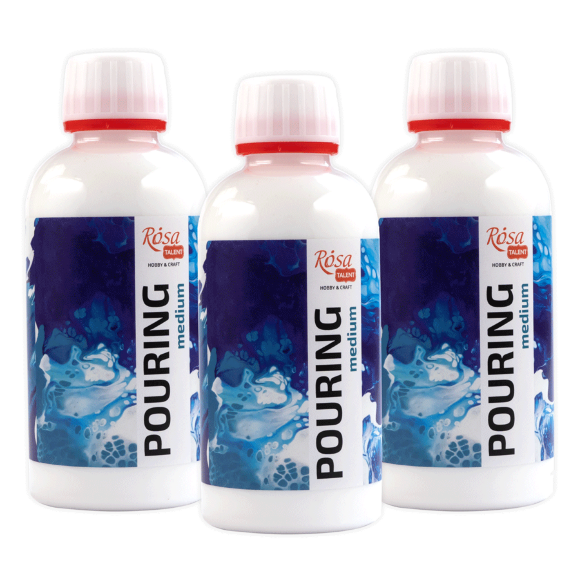 Медиум Pouring для акриловой краски 250мл ROSA Talent Медиум Pouring для акриловой краски 250мл ROSA Talent