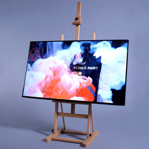 Мольберт стационарный 6067 типа Н-бук 56×56×175см мак. высота полотна 122см MEEDEN Мольберт стационарный 6067 типа Н-бук 56×56×175см мак. высота полотна 122см MEEDEN