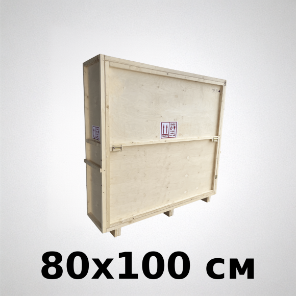 Plywood boxes for shipping paintings, sculptures, icons and fragile items, 80x100 cm