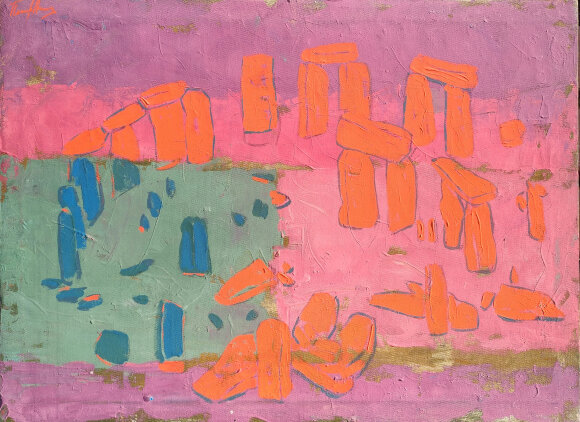 Картина Стоунхендж, художник Антып (Антип) Петр - продано Картина Стоунхендж, художник Антып (Антип) Петр - продано