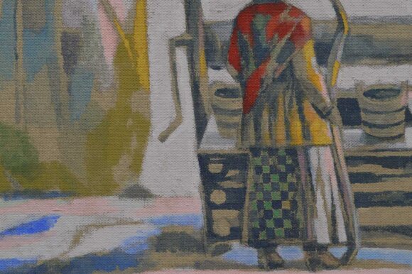 Картина Зима у селі, художник Туранський Олександр - продано Картина Зима у селі, художник Туранський Олександр - продано