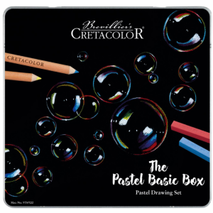 Набор пастели и карандашей THE PASTEL BASIC BOX 27шт металлическая коробка Cretacolor