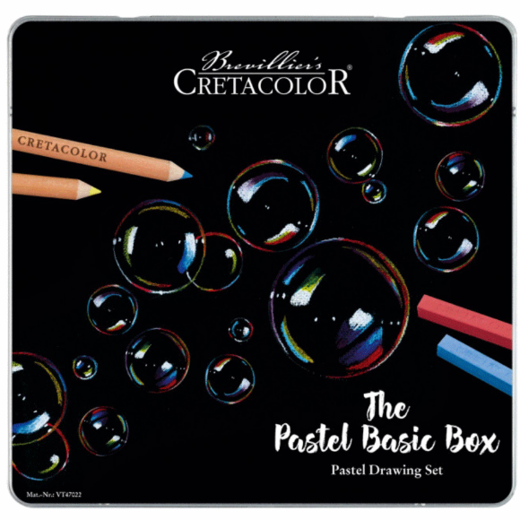 Набор пастели и карандашей THE PASTEL BASIC BOX 27шт металлическая коробка Cretacolor