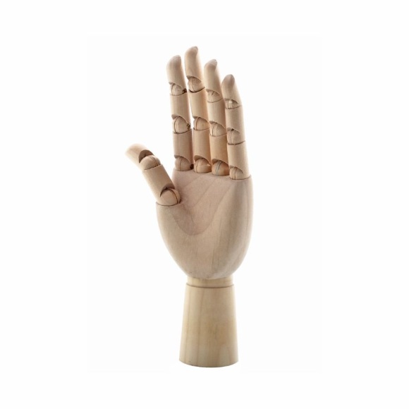 Манекен Кисть мужская правая дерево высота 30,48см D.K.Art&Craft