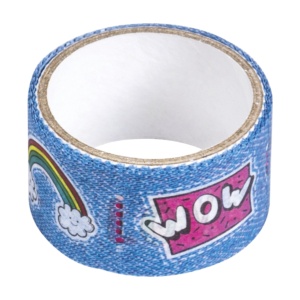 Скотч бумажный "Love" 34мм х 25,5м Heyda