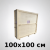 Plywood boxes for shipping paintings, sculptures, icons and fragile items, 100x100x cm