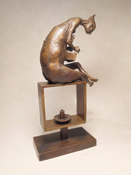 Скульптура Копание в себе, автор Шевчук Дмитрий - продано