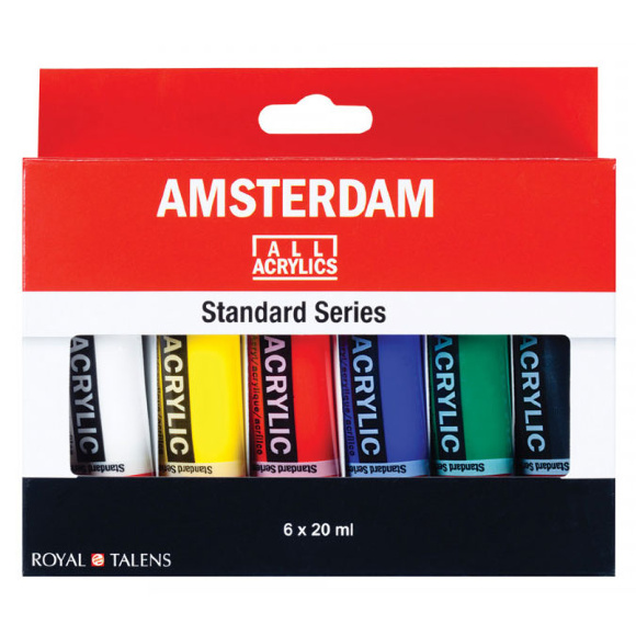 Набор акриловых красок AMSTERDAM STANDARD 6х20мл Набор акриловых красок AMSTERDAM STANDARD 6х20мл