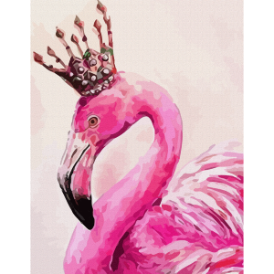 Полотно на картоне с контуром Животные №10 30х40 хлопок акрил ROSA START