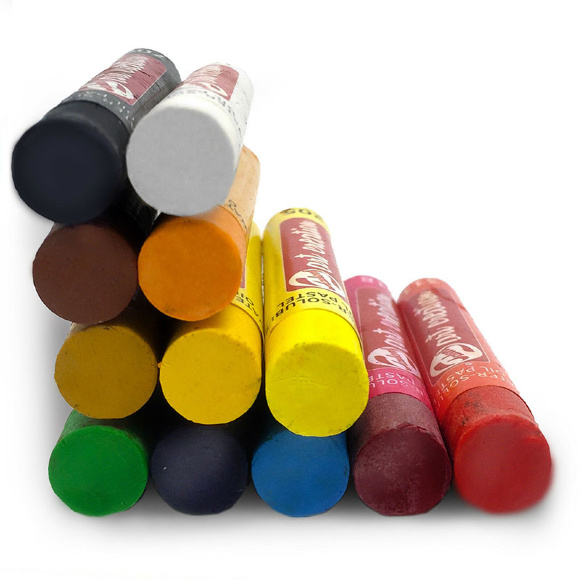 Набор масляной водорастворимой пастели 12 цв.