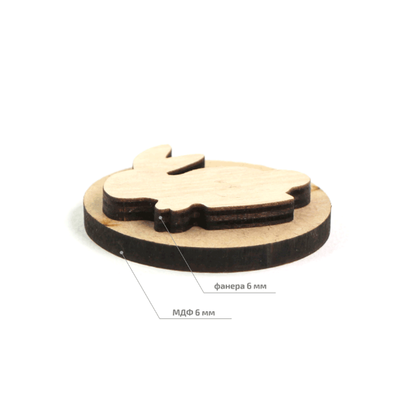 Штамп для забойки №2 серия Пасха 5х4,5см ROSA TALENT