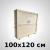 Plywood boxes for shipping paintings, sculptures, icons and fragile items, 100x120 cm