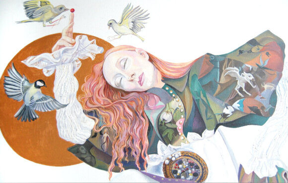 Painting Home for my dreams, artist Binovska Tatyana Painting Home for my dreams, artist Binovska Tatyana