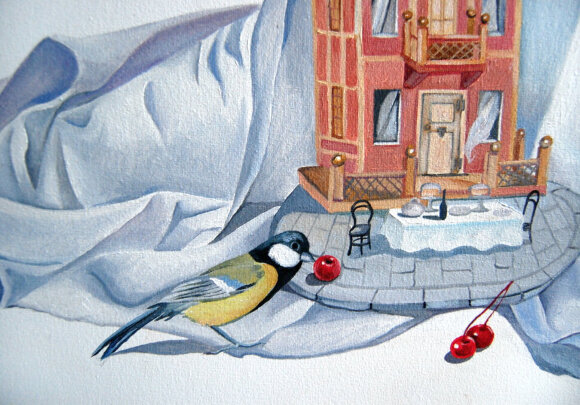 Painting Home for my dreams, artist Binovska Tatyana Painting Home for my dreams, artist Binovska Tatyana