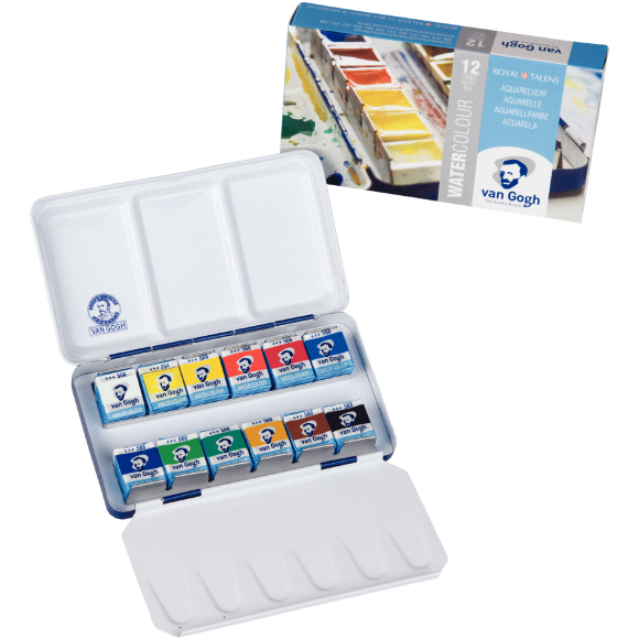 Набор акварельных красок VAN GOGH 12цв.