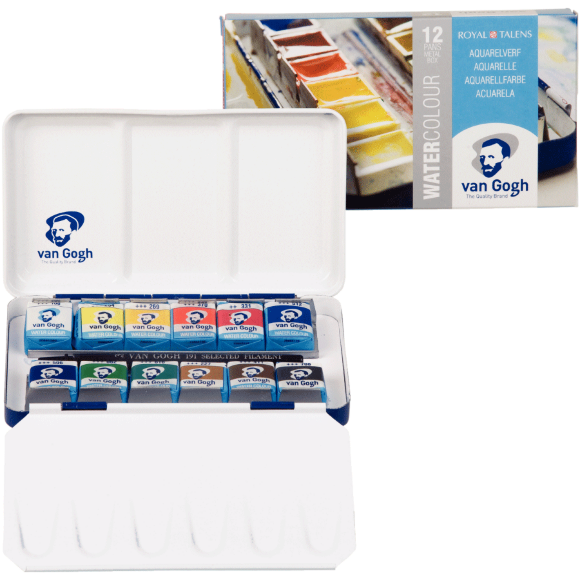 Набор акварельных красок VAN GOGH 12цв.