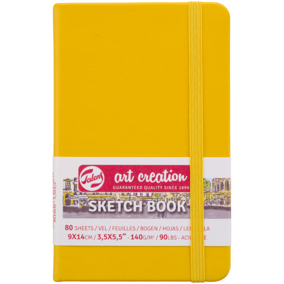 Блокнот для графики Talens Art Creation А4 140г/м2 80л Golden Yellow Royal Talens Блокнот для графики Talens Art Creation А4 140г/м2 80л Golden Yellow Royal Talens
