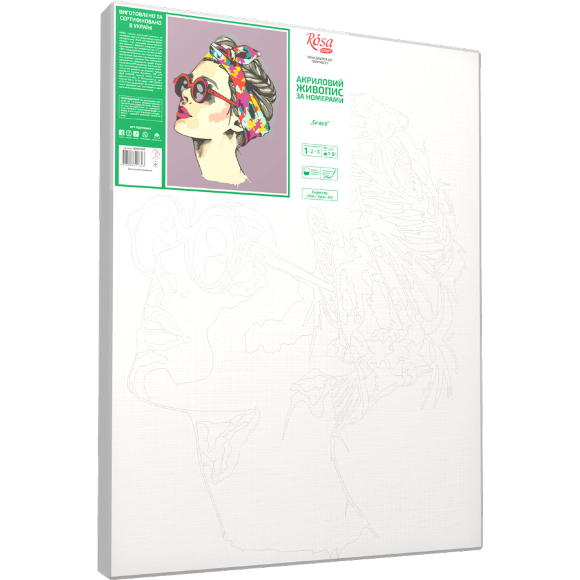 Картина по номерам "Grace" ROSA START