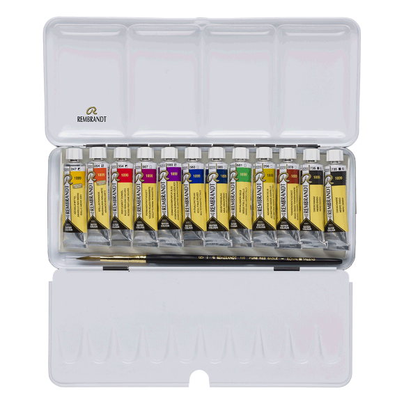 Набор акварельных красок Rembrandt DUSK 12х10мл металлический пенал Royal Talens