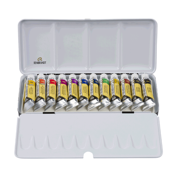 Набор акварельных красок Rembrandt DUSK 12х10мл металлический пенал Royal Talens