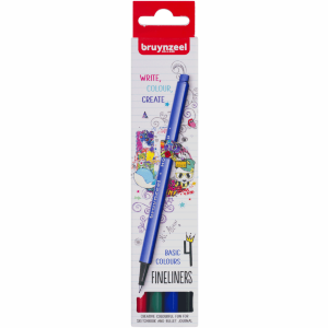 Набор линеров FINELINER Basi 4цв Bruynzeel