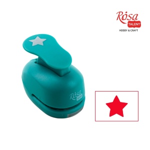 Фигурный дырокол Звезда 1,6см ROSA TALENT