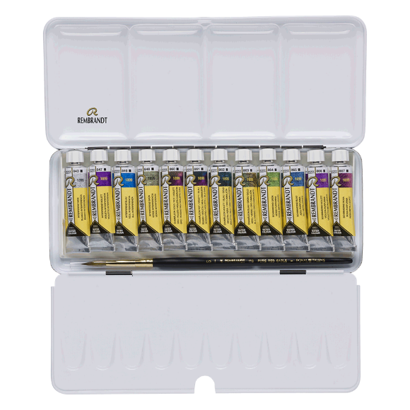 Набор акварельных красок Rembrandt SPECIALTY 12х10мл металлический пенал Royal Talens