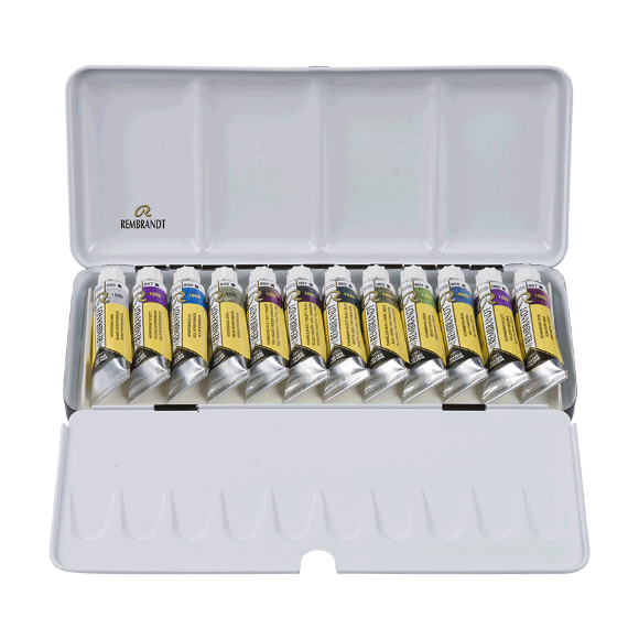 Набор акварельных красок Rembrandt SPECIALTY 12х10мл металлический пенал Royal Talens