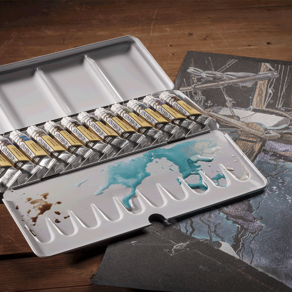 Набор акварельных красок Rembrandt SPECIALTY 12х10мл металлический пенал Royal Talens