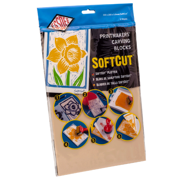 Набор гравюрных блоков, 2 шт., 300х200х3,0 мм, 3.0/SC4-2, SOFTCUT CARVING BLOCKS, ESSDEE Набор гравюрных блоков, 2 шт., 300х200х3,0 мм, 3.0/SC4-2, SOFTCUT CARVING BLOCKS, ESSDEE