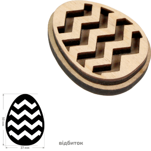 Штамп для забойки №11 серия Пасха 4х5см ROSA TALENT