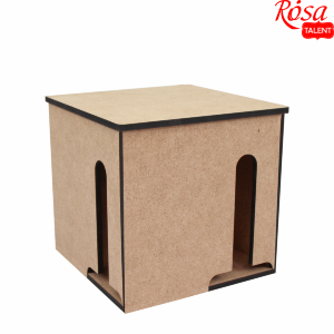 Органайзер для чая квадрат 4 ячейки МДФ 18х18х18см ROSA TALENT