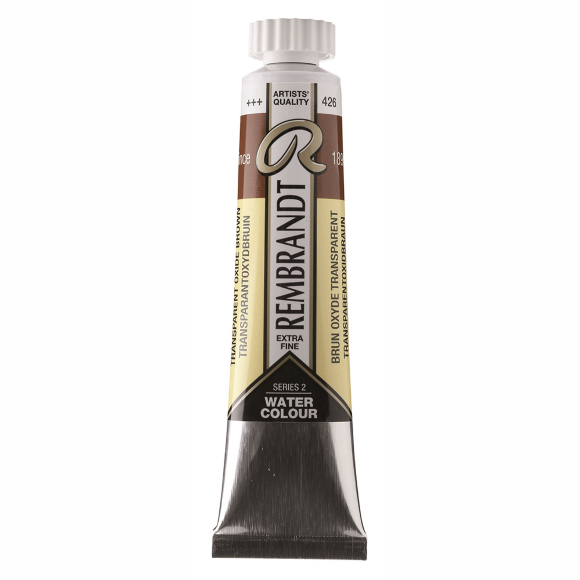Краска акварельная Rembrandt (426) Коричневый прозрачный туба 20мл Royal Talens