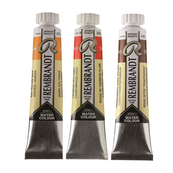 Краска акварельная Rembrandt (426) Коричневый прозрачный туба 20мл Royal Talens