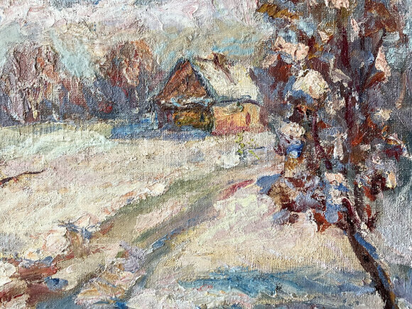 Painting Charming Winter, artist Makarov Victor Painting Charming Winter, artist Makarov Victor