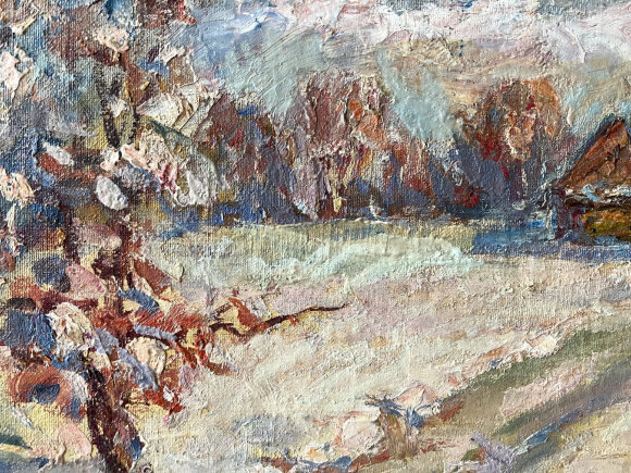 Painting Charming Winter, artist Makarov Victor Painting Charming Winter, artist Makarov Victor