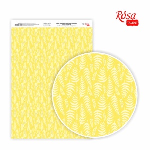 Бумага дизайнерская односторонняя „Floral garden“ 6 21х29,7см глянцевая 250г/м2 ROSA TALENT