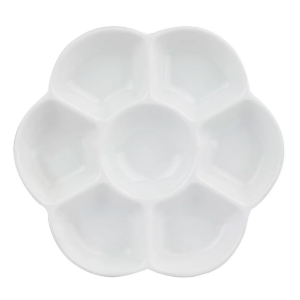 Фарфоровая палитра для акварели Цветок 12×12см MEEDEN