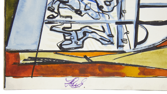 Подпись Кокина М.А. на поле