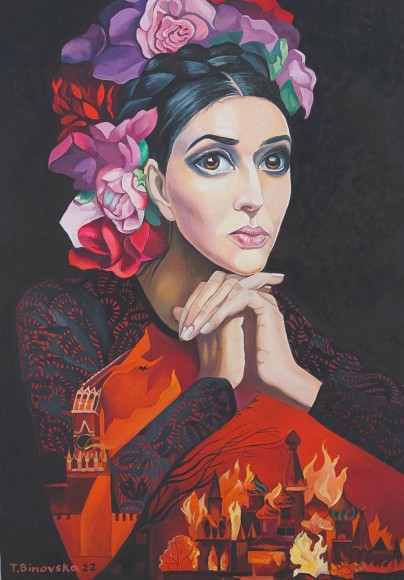 Painting Pray, artist Binovska Tatyana