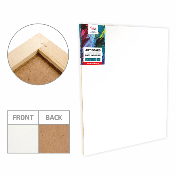 Борд художественный ROSA Studio ХДФ грунтованный акрил Борд художественный ROSA Studio ХДФ грунтованный акрил