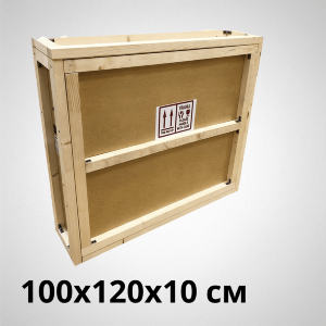 Ящик з ДВП для доставки картин, скульптур, ікон та тендітних предметів 100х120х10 см