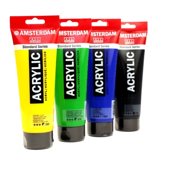 Краска акриловая AMSTERDAM (105) Белила титановые 250мл Royal Talens Краска акриловая AMSTERDAM (105) Белила титановые 250мл Royal Talens