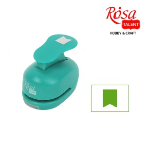 Фигурный дырокол Флажок 1,6см ROSA TALENT