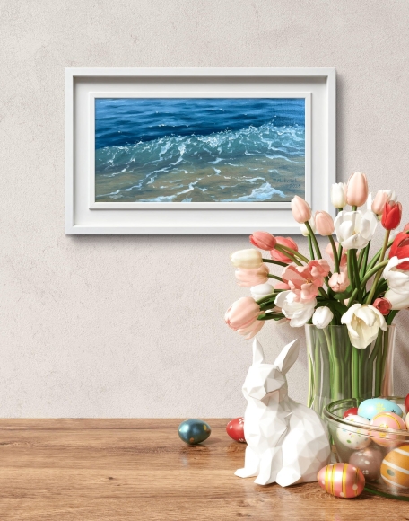 Painting Salty Wind, artist Tetiana Matviiuk